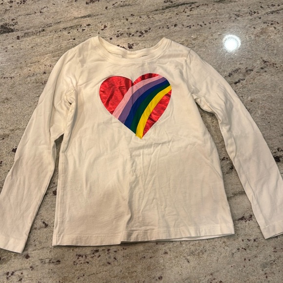 Hanna Andersson Other - Hanna Andersson heart long sleeve top size 8 girls
